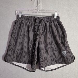 Zero Foxtrot Mens 7" Raintarn Charcoal Athletic Gym Shorts Size Medium